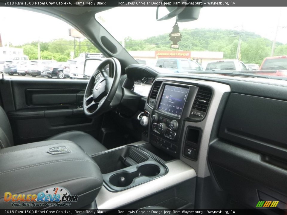 2018 Ram 1500 Rebel Crew Cab 4x4 Flame Red / Black Photo #11
