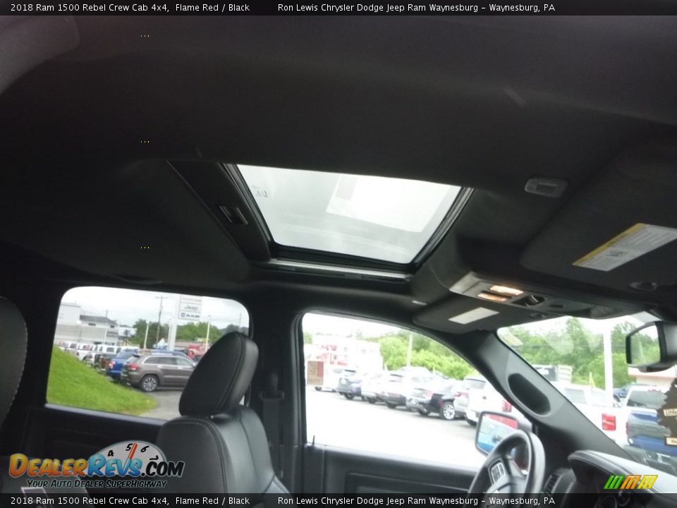 2018 Ram 1500 Rebel Crew Cab 4x4 Flame Red / Black Photo #12