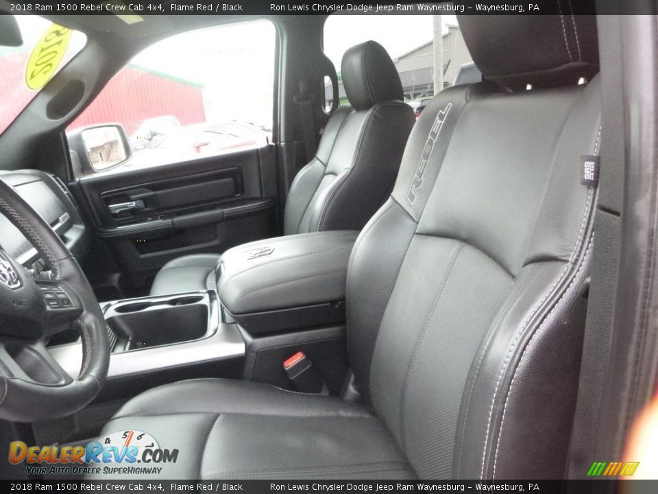 2018 Ram 1500 Rebel Crew Cab 4x4 Flame Red / Black Photo #15