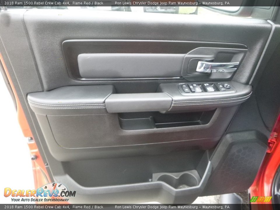 2018 Ram 1500 Rebel Crew Cab 4x4 Flame Red / Black Photo #16