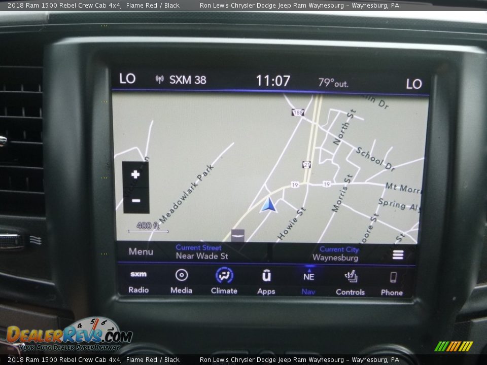 2018 Ram 1500 Rebel Crew Cab 4x4 Flame Red / Black Photo #19