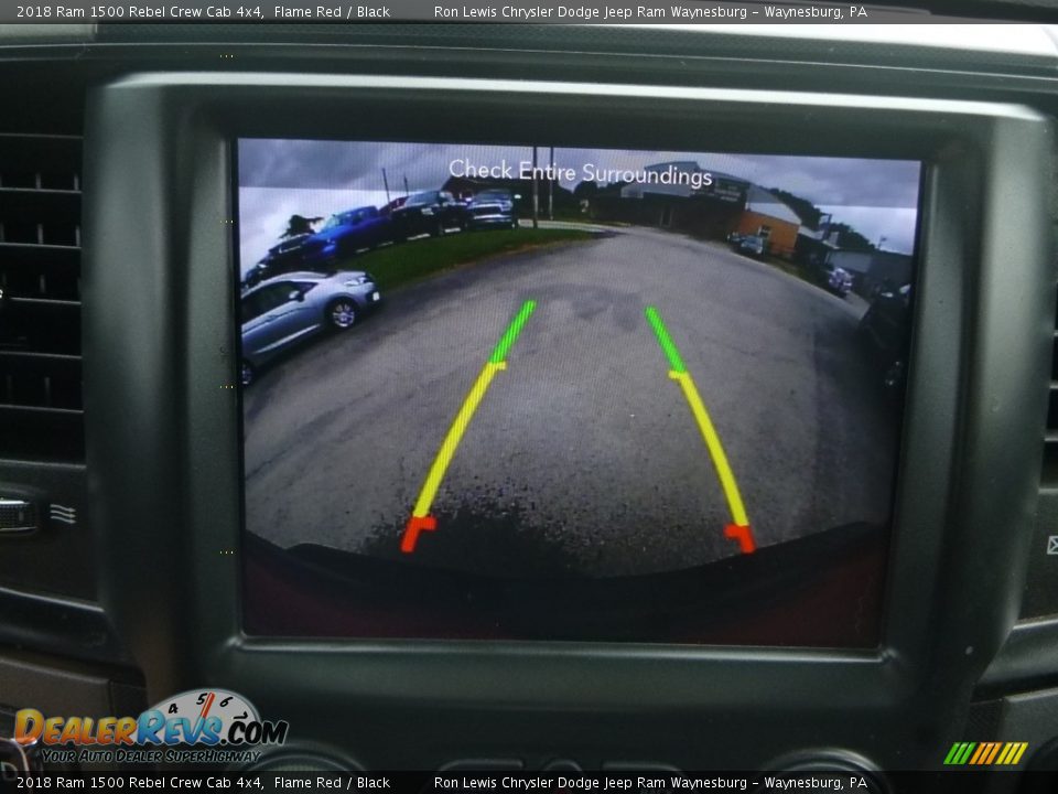 2018 Ram 1500 Rebel Crew Cab 4x4 Flame Red / Black Photo #20