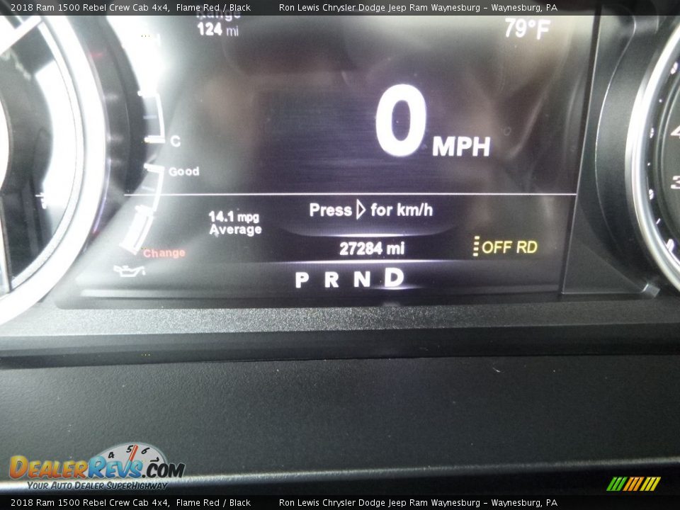 2018 Ram 1500 Rebel Crew Cab 4x4 Flame Red / Black Photo #21