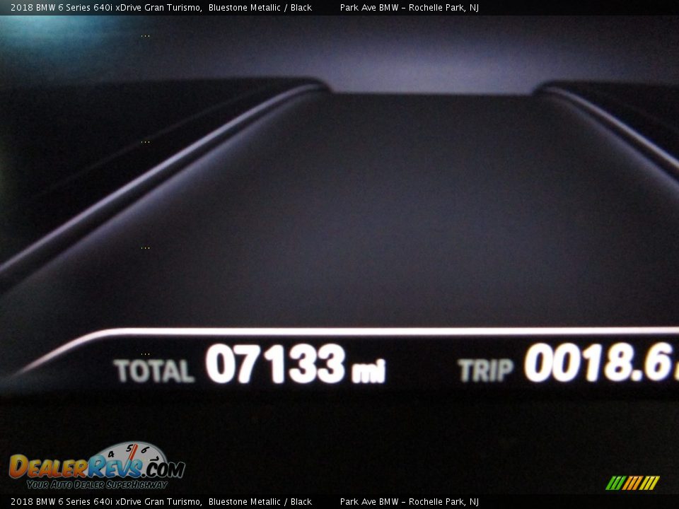 2018 BMW 6 Series 640i xDrive Gran Turismo Bluestone Metallic / Black Photo #23