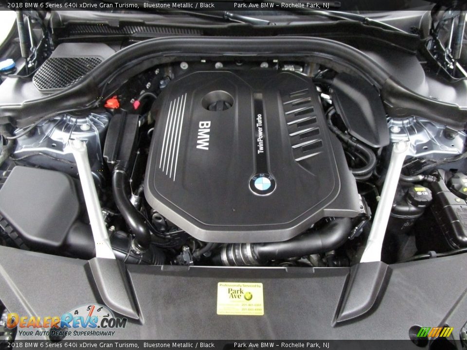 2018 BMW 6 Series 640i xDrive Gran Turismo Bluestone Metallic / Black Photo #27