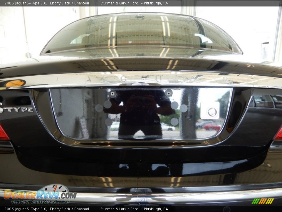 2006 Jaguar S-Type 3.0 Ebony Black / Charcoal Photo #7
