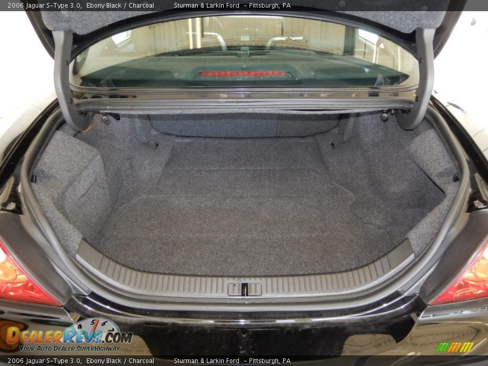 2006 Jaguar S-Type 3.0 Ebony Black / Charcoal Photo #8