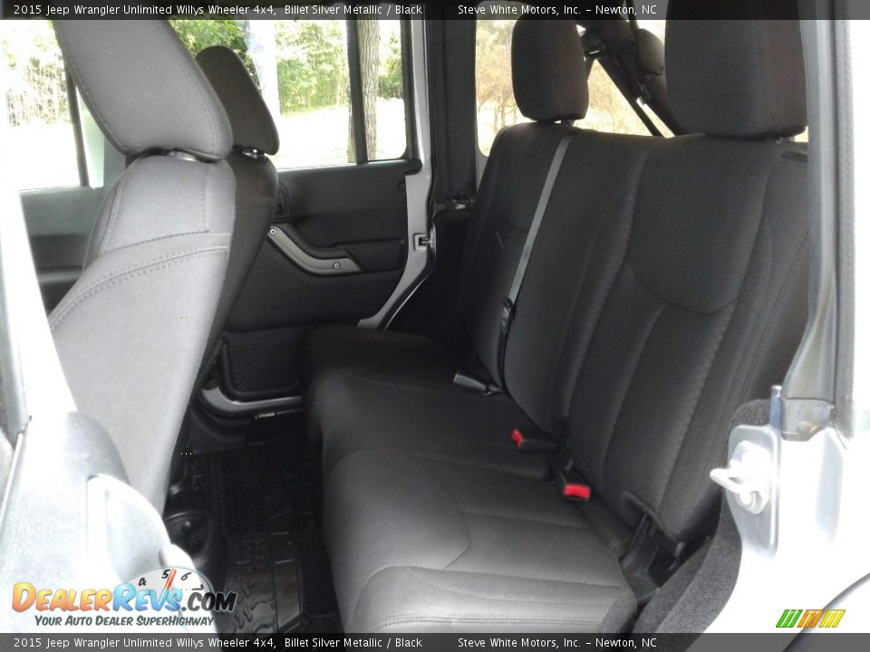 2015 Jeep Wrangler Unlimited Willys Wheeler 4x4 Billet Silver Metallic / Black Photo #11