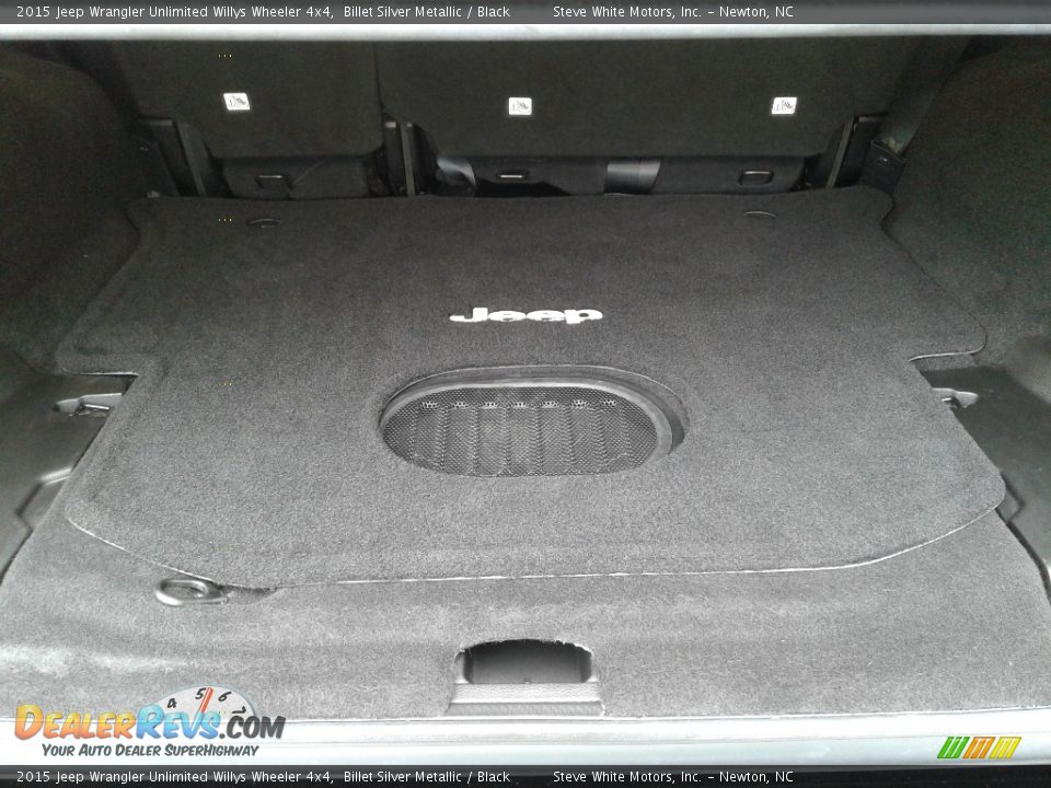2015 Jeep Wrangler Unlimited Willys Wheeler 4x4 Billet Silver Metallic / Black Photo #12