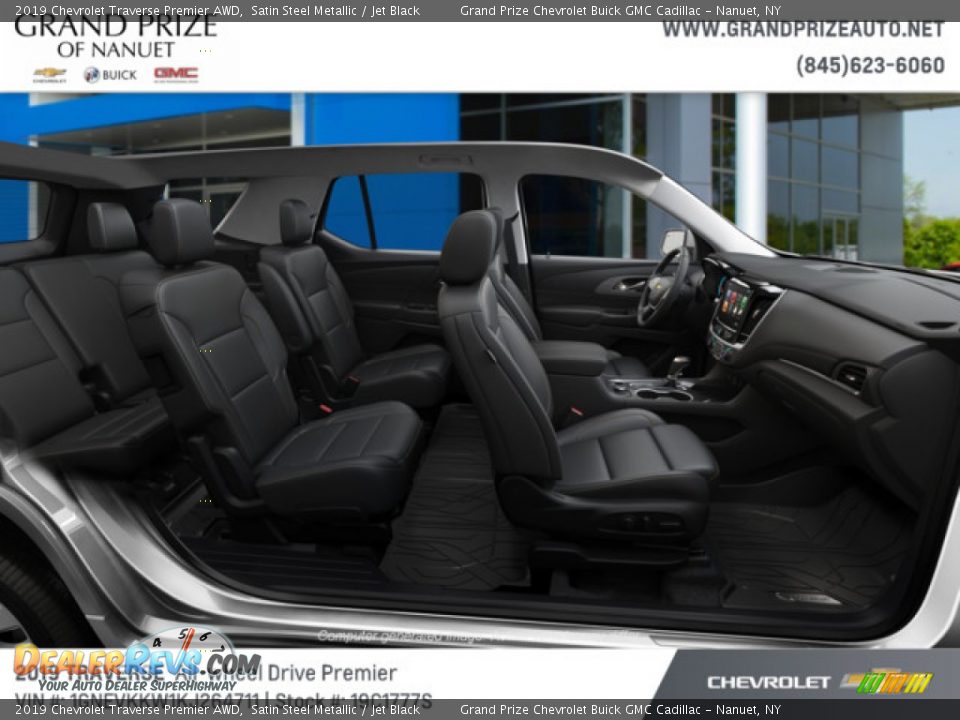 2019 Chevrolet Traverse Premier AWD Satin Steel Metallic / Jet Black Photo #6