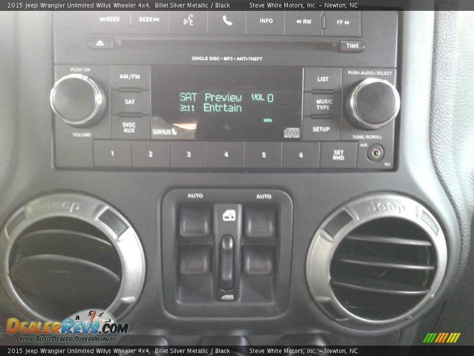 2015 Jeep Wrangler Unlimited Willys Wheeler 4x4 Billet Silver Metallic / Black Photo #20