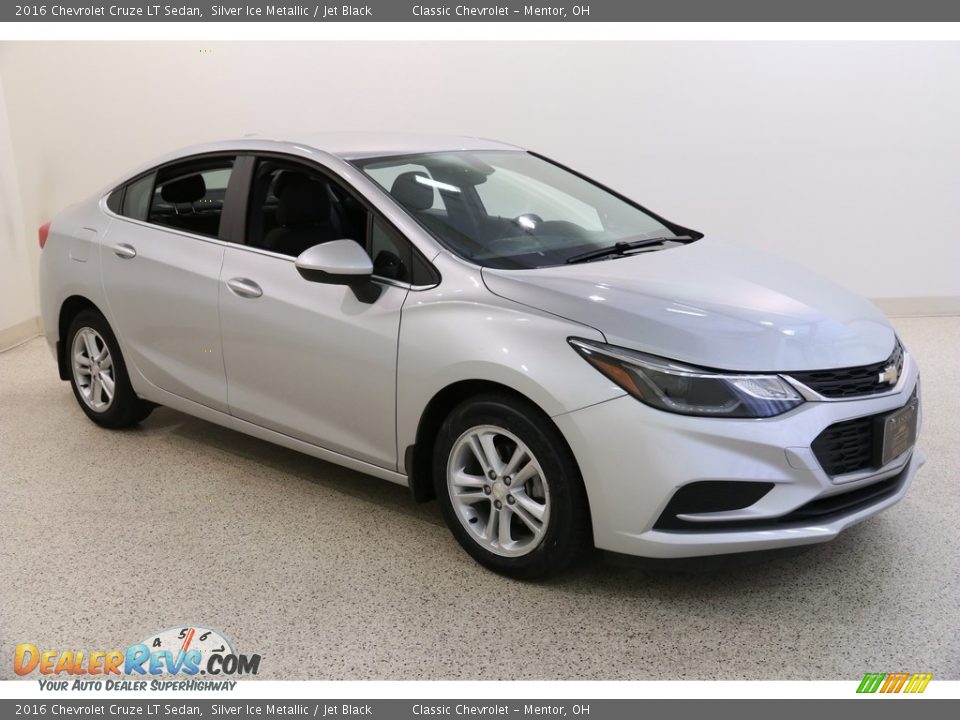 2016 Chevrolet Cruze LT Sedan Silver Ice Metallic / Jet Black Photo #1