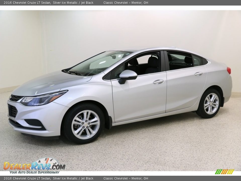 2016 Chevrolet Cruze LT Sedan Silver Ice Metallic / Jet Black Photo #3