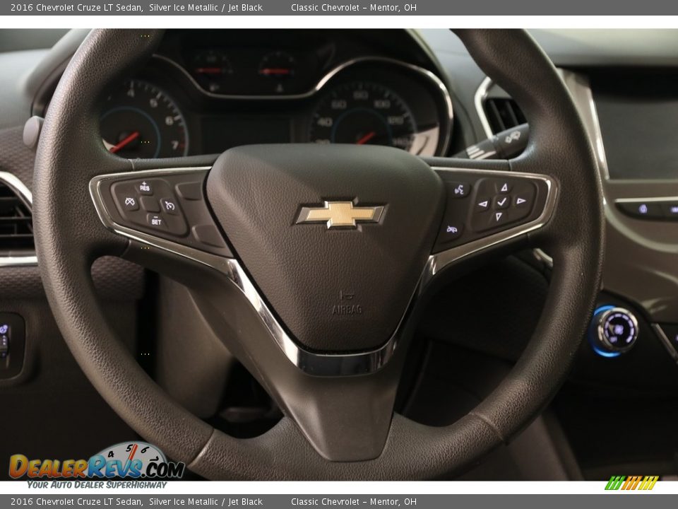 2016 Chevrolet Cruze LT Sedan Silver Ice Metallic / Jet Black Photo #7