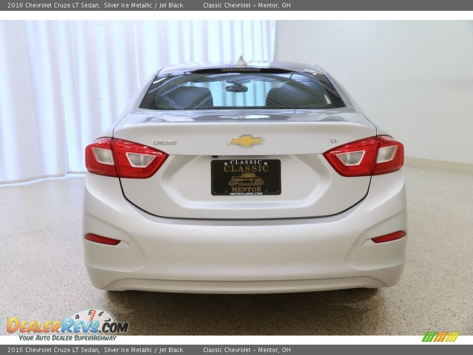 2016 Chevrolet Cruze LT Sedan Silver Ice Metallic / Jet Black Photo #18