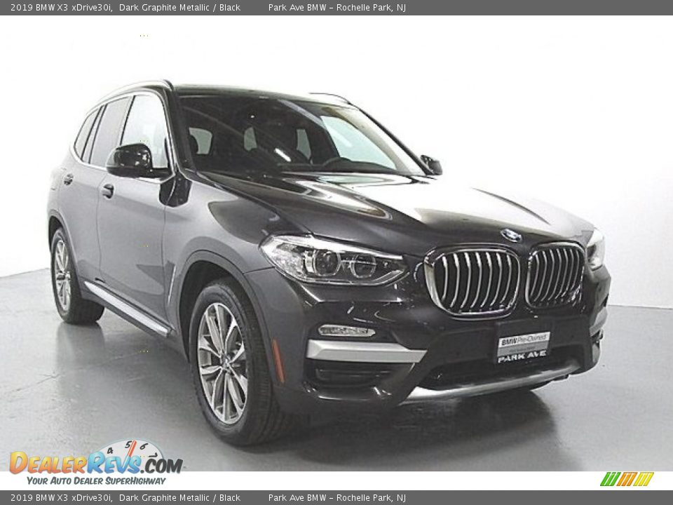 2019 BMW X3 xDrive30i Dark Graphite Metallic / Black Photo #6