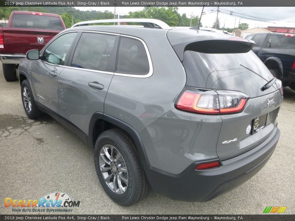 2019 Jeep Cherokee Latitude Plus 4x4 Sting-Gray / Black Photo #3