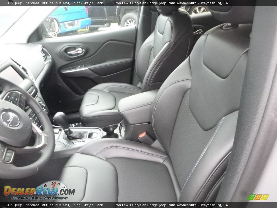 2019 Jeep Cherokee Latitude Plus 4x4 Sting-Gray / Black Photo #11