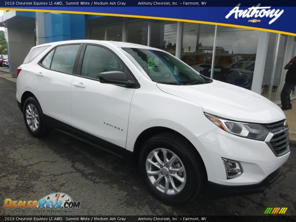 2019 Chevrolet Equinox LS AWD Summit White / Medium Ash Gray Photo #1