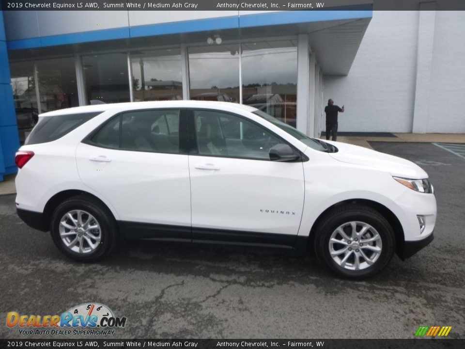 2019 Chevrolet Equinox LS AWD Summit White / Medium Ash Gray Photo #3