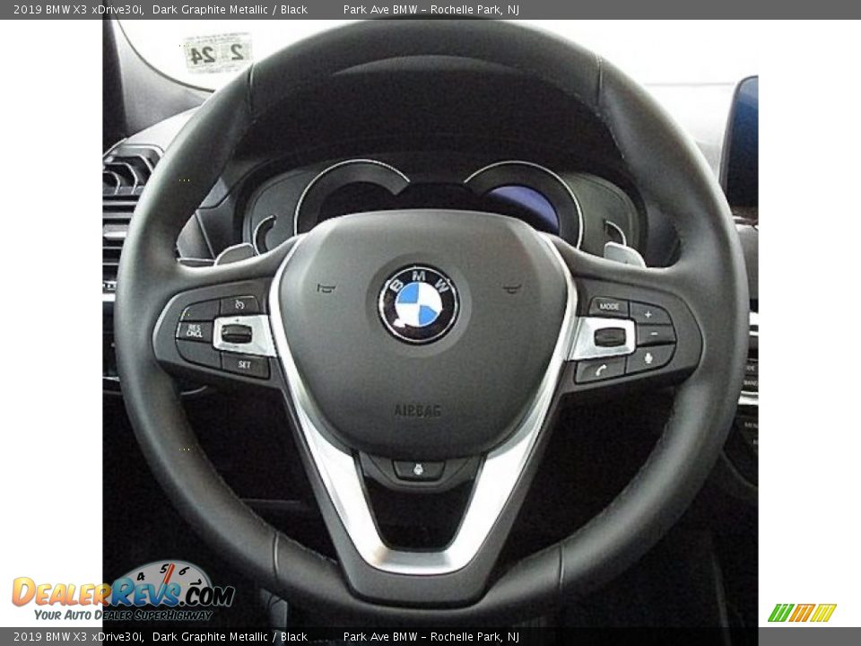 2019 BMW X3 xDrive30i Dark Graphite Metallic / Black Photo #24