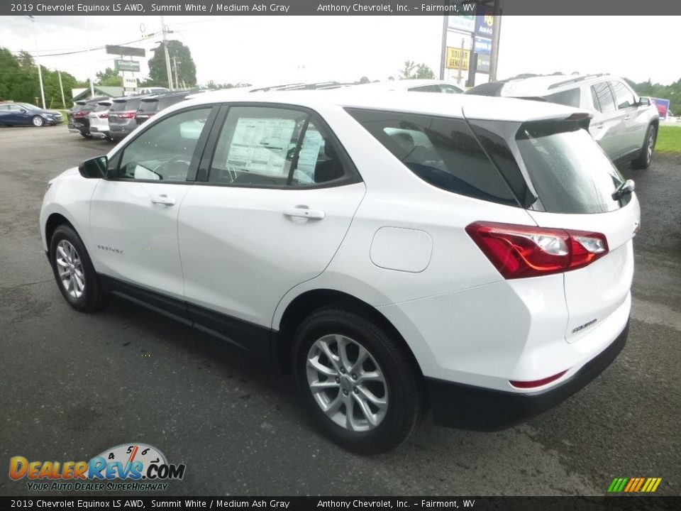 2019 Chevrolet Equinox LS AWD Summit White / Medium Ash Gray Photo #6