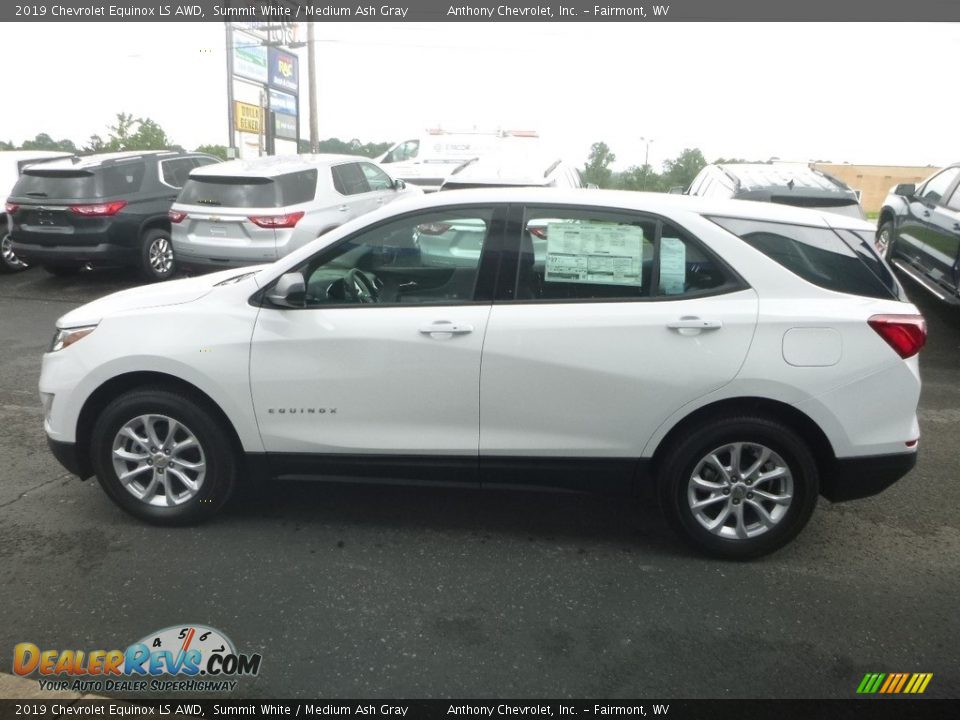 2019 Chevrolet Equinox LS AWD Summit White / Medium Ash Gray Photo #7