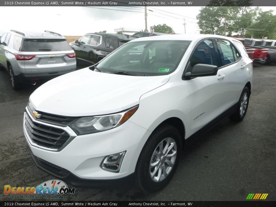 2019 Chevrolet Equinox LS AWD Summit White / Medium Ash Gray Photo #8