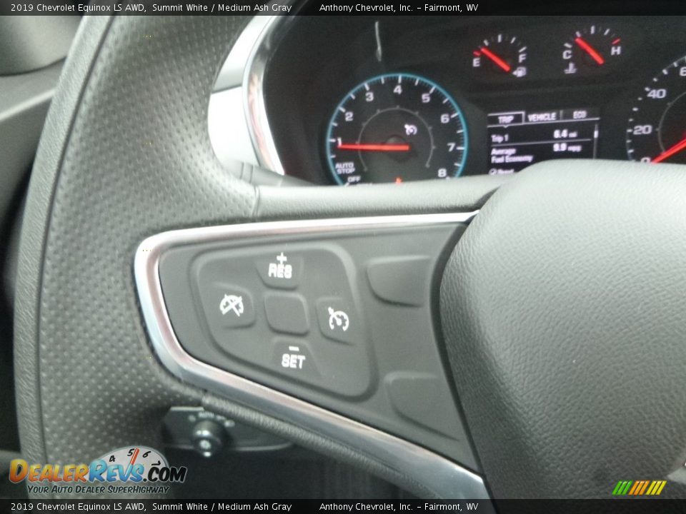 2019 Chevrolet Equinox LS AWD Summit White / Medium Ash Gray Photo #19