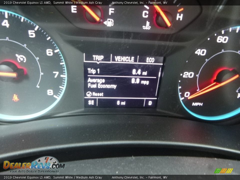 2019 Chevrolet Equinox LS AWD Summit White / Medium Ash Gray Photo #20
