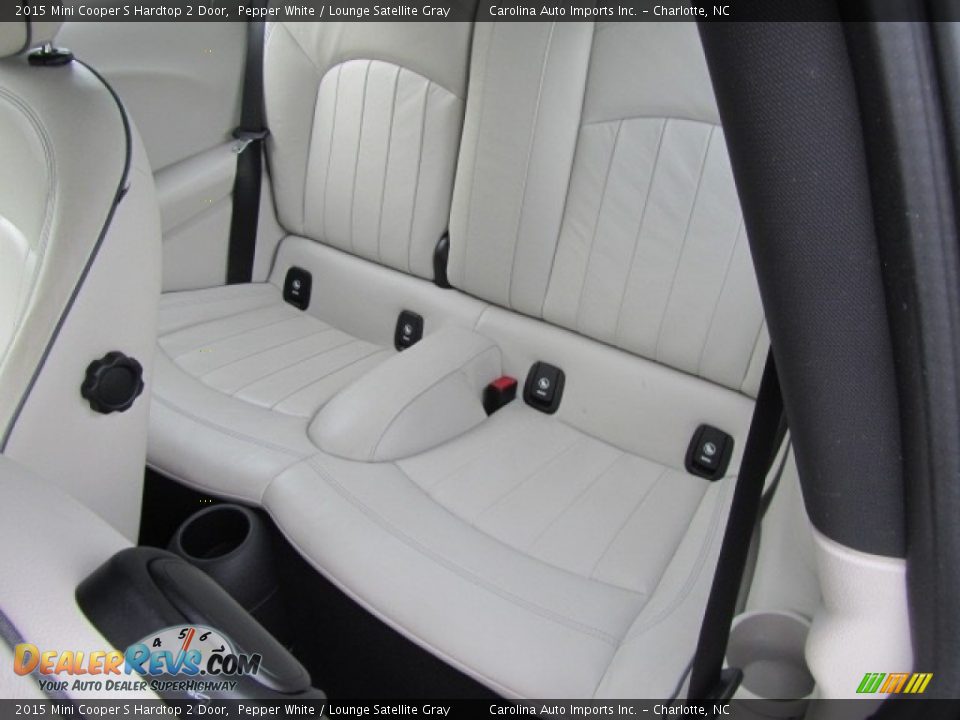 Rear Seat of 2015 Mini Cooper S Hardtop 2 Door Photo #20