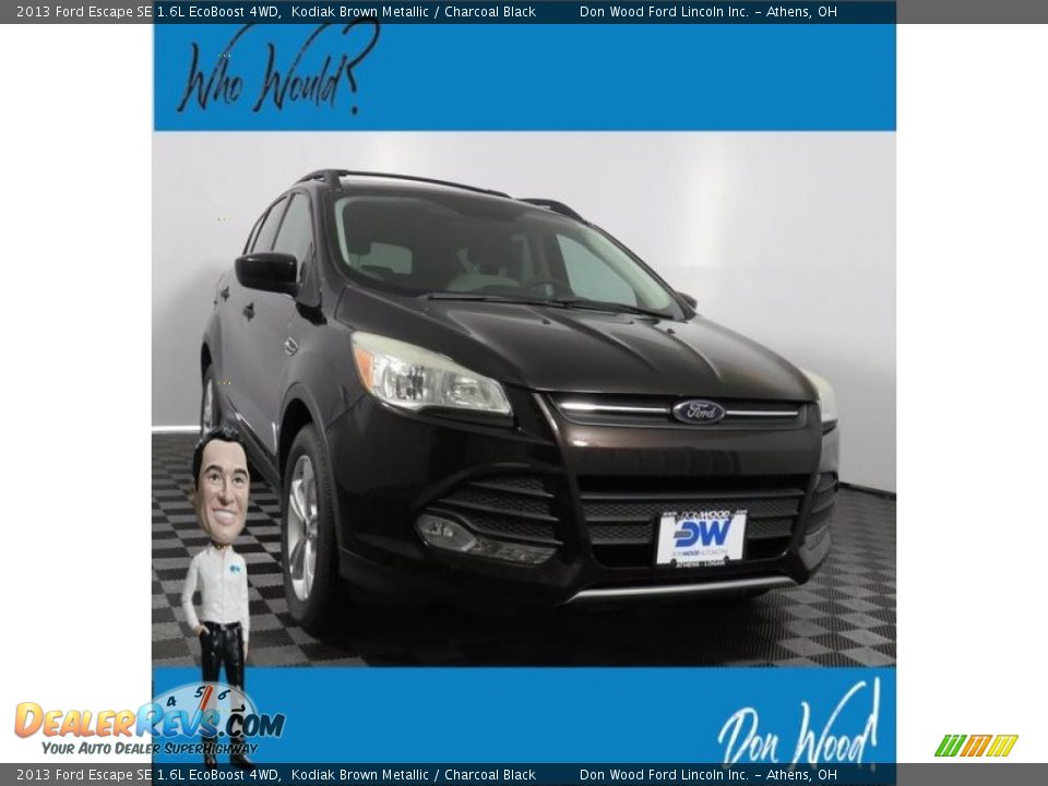 2013 Ford Escape SE 1.6L EcoBoost 4WD Kodiak Brown Metallic / Charcoal Black Photo #1