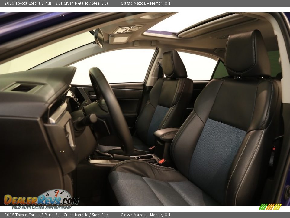 2016 Toyota Corolla S Plus Blue Crush Metallic / Steel Blue Photo #5