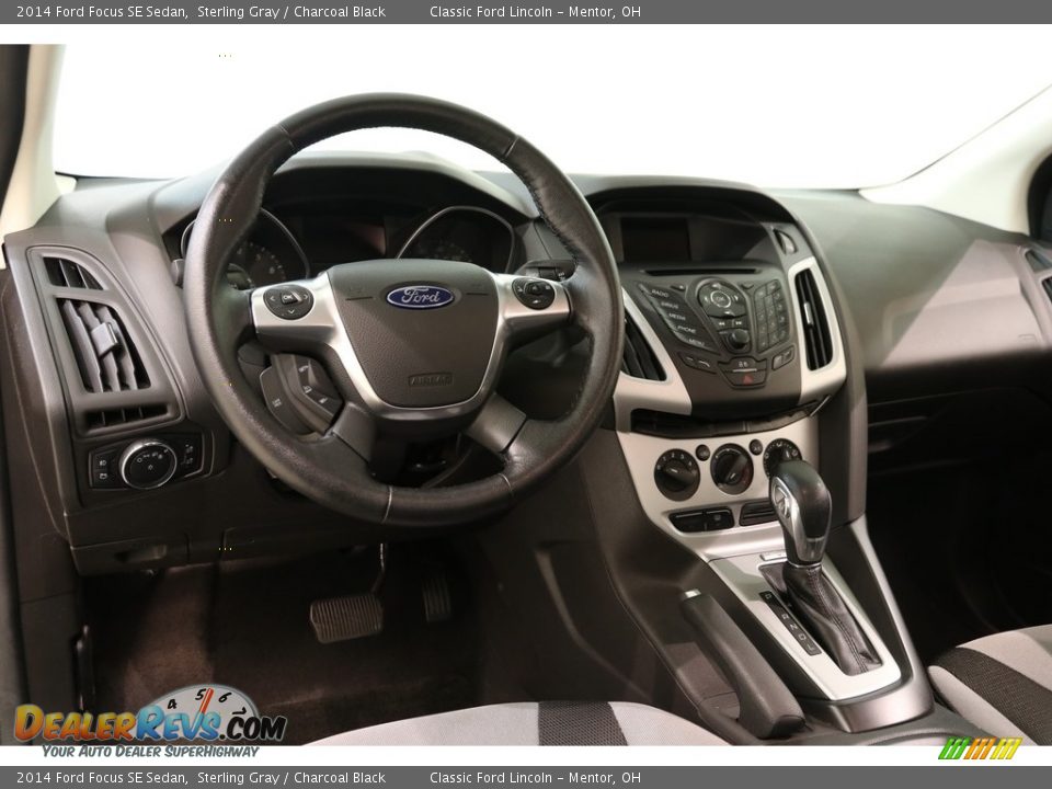 2014 Ford Focus SE Sedan Sterling Gray / Charcoal Black Photo #6