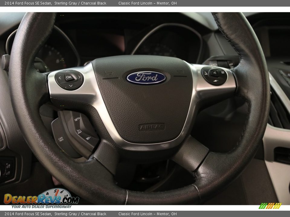 2014 Ford Focus SE Sedan Sterling Gray / Charcoal Black Photo #7