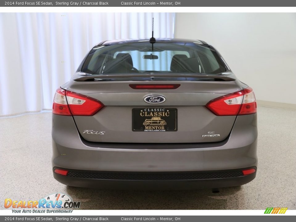 2014 Ford Focus SE Sedan Sterling Gray / Charcoal Black Photo #17