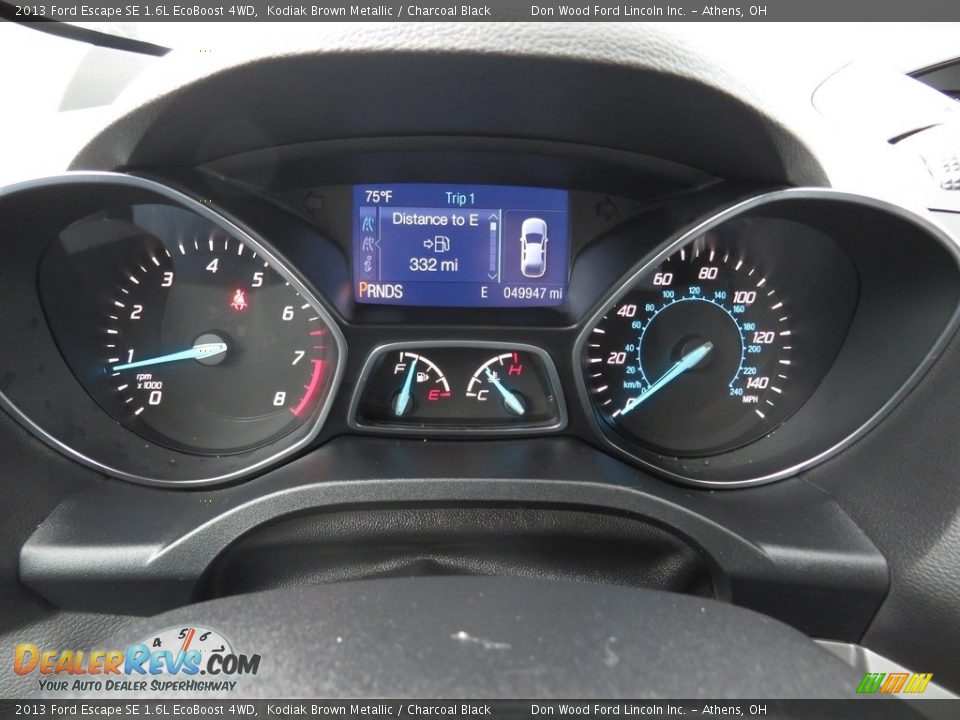 2013 Ford Escape SE 1.6L EcoBoost 4WD Kodiak Brown Metallic / Charcoal Black Photo #32