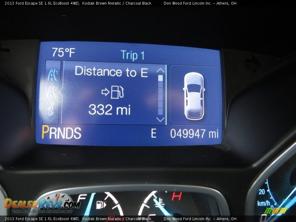 2013 Ford Escape SE 1.6L EcoBoost 4WD Kodiak Brown Metallic / Charcoal Black Photo #33