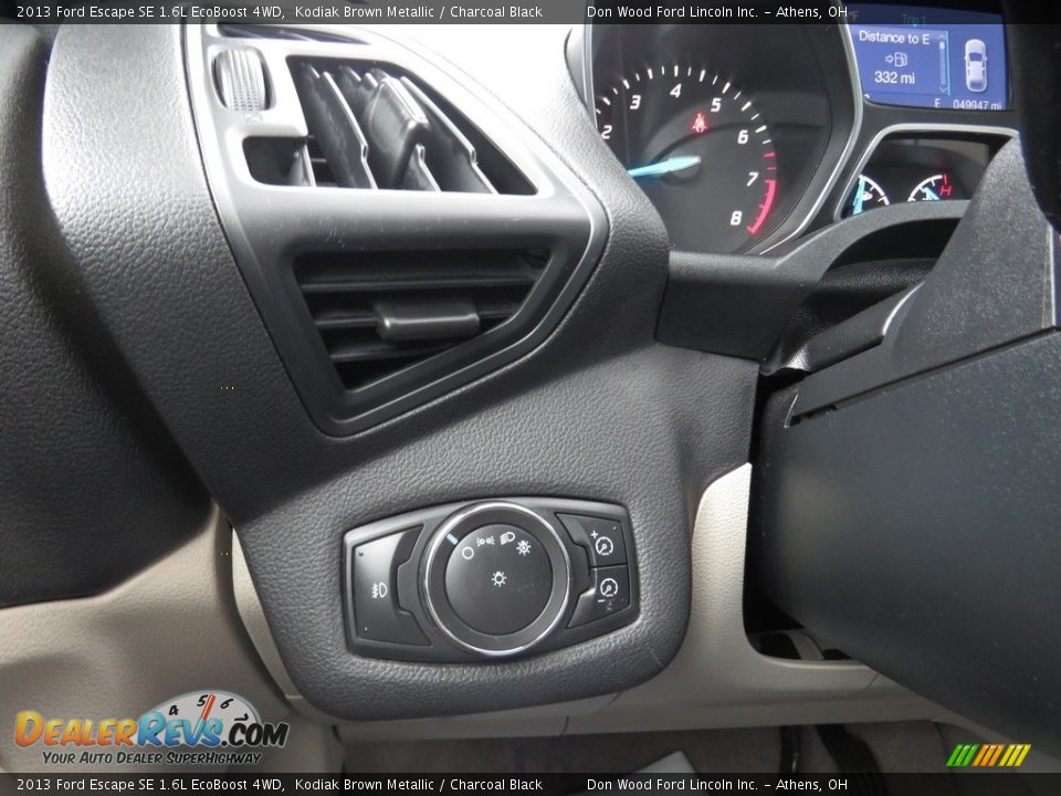 2013 Ford Escape SE 1.6L EcoBoost 4WD Kodiak Brown Metallic / Charcoal Black Photo #35