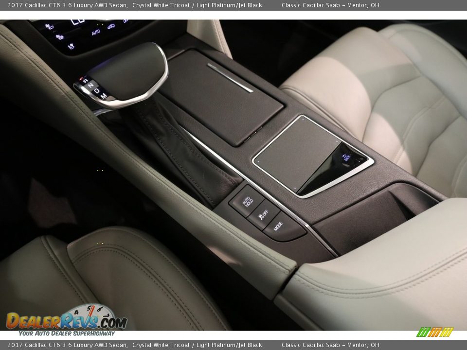 2017 Cadillac CT6 3.6 Luxury AWD Sedan Crystal White Tricoat / Light Platinum/Jet Black Photo #14