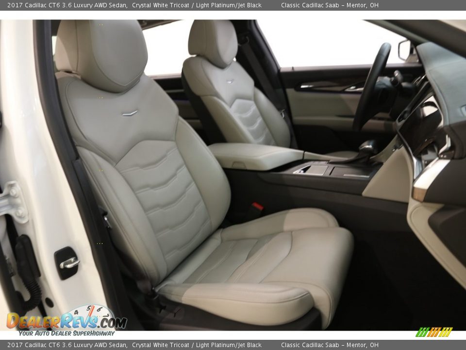 2017 Cadillac CT6 3.6 Luxury AWD Sedan Crystal White Tricoat / Light Platinum/Jet Black Photo #16