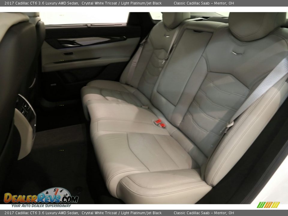 2017 Cadillac CT6 3.6 Luxury AWD Sedan Crystal White Tricoat / Light Platinum/Jet Black Photo #18
