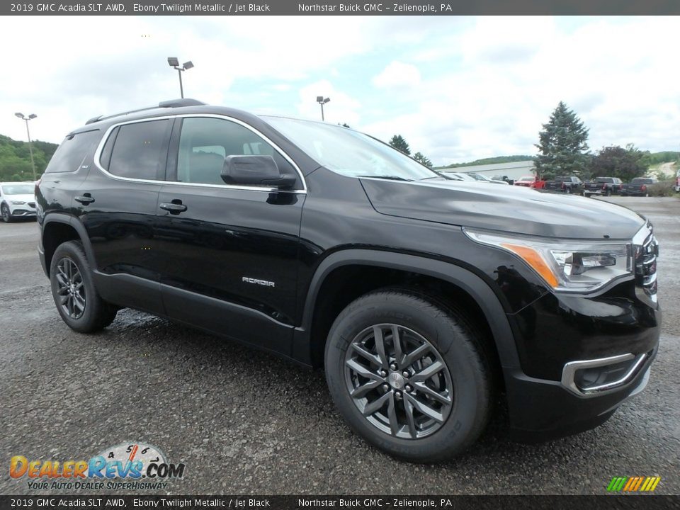 2019 GMC Acadia SLT AWD Ebony Twilight Metallic / Jet Black Photo #3