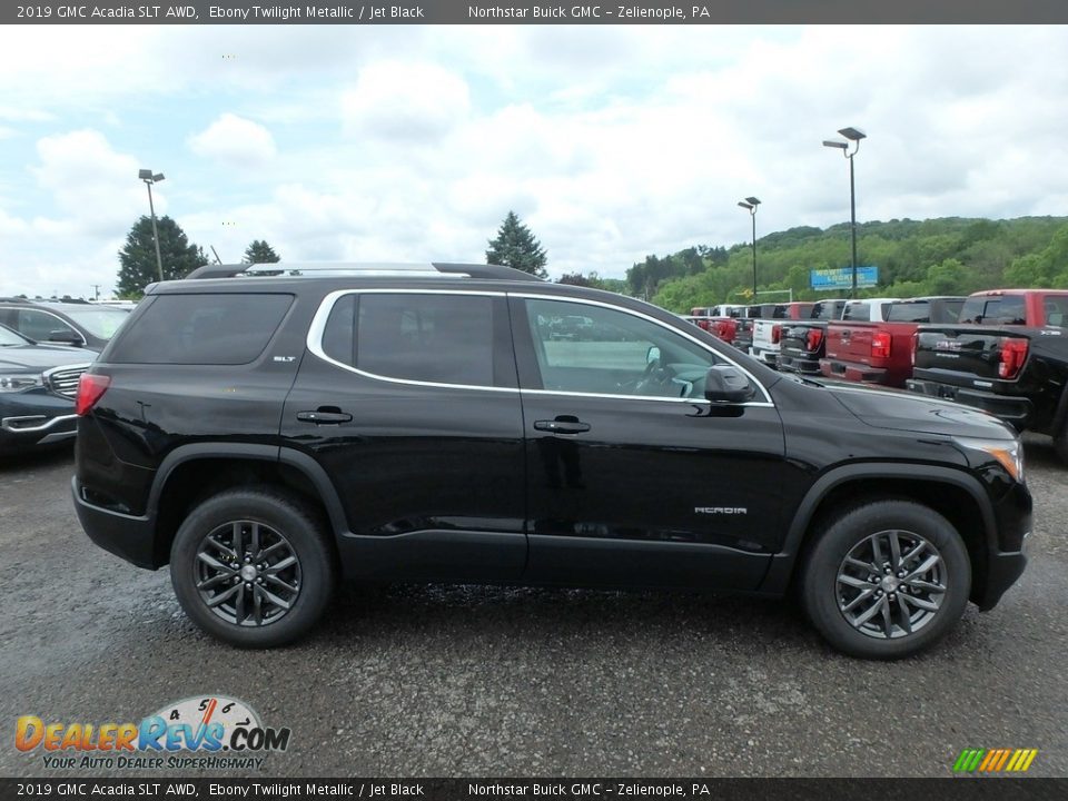 2019 GMC Acadia SLT AWD Ebony Twilight Metallic / Jet Black Photo #4