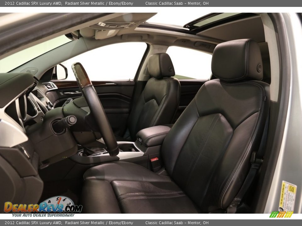 2012 Cadillac SRX Luxury AWD Radiant Silver Metallic / Ebony/Ebony Photo #5