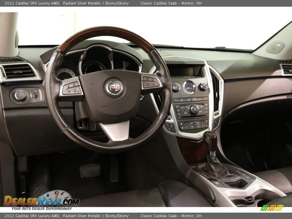 2012 Cadillac SRX Luxury AWD Radiant Silver Metallic / Ebony/Ebony Photo #6