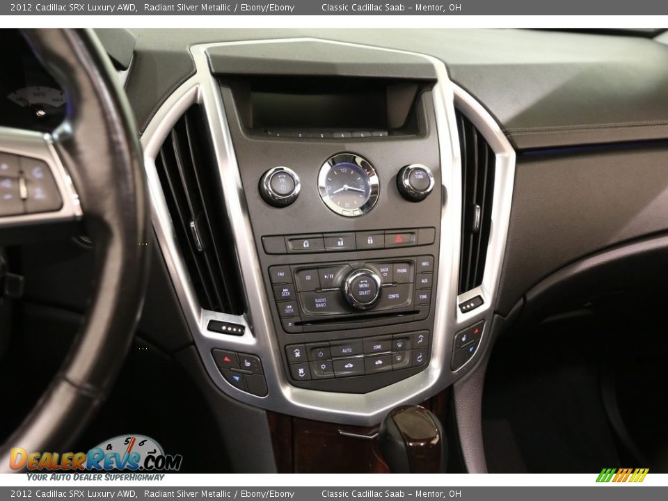 2012 Cadillac SRX Luxury AWD Radiant Silver Metallic / Ebony/Ebony Photo #9