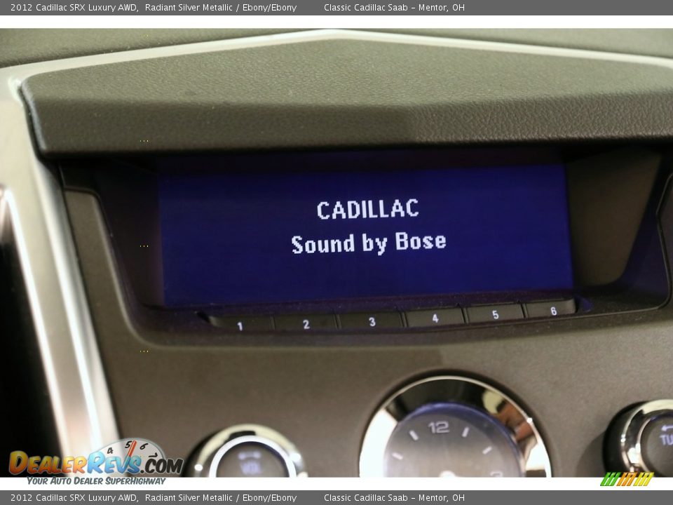 2012 Cadillac SRX Luxury AWD Radiant Silver Metallic / Ebony/Ebony Photo #10
