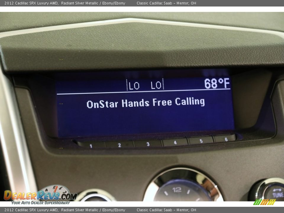 2012 Cadillac SRX Luxury AWD Radiant Silver Metallic / Ebony/Ebony Photo #12