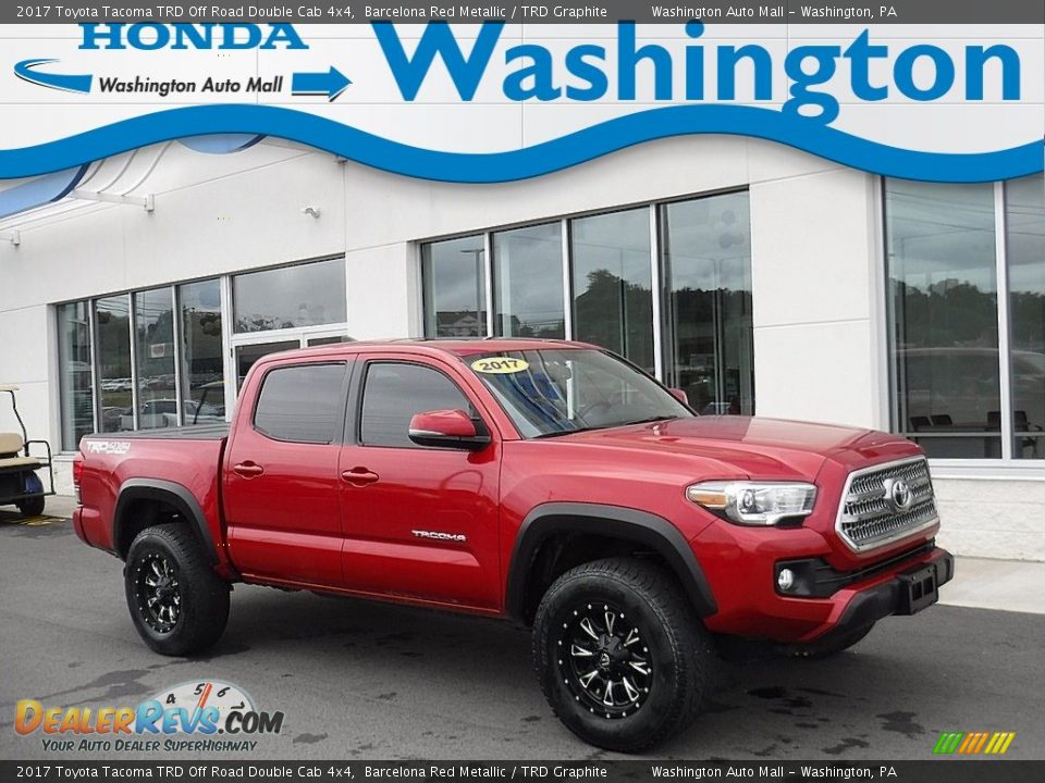 2017 Toyota Tacoma TRD Off Road Double Cab 4x4 Barcelona Red Metallic / TRD Graphite Photo #1